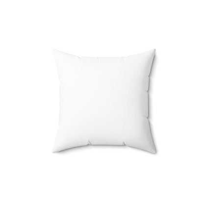 White Nocturnal Square Pillow